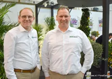 René van Adrichem and Johan Winter gave visitors a Mediterranean and tropical feel at the fair with their plants from RM Plants.